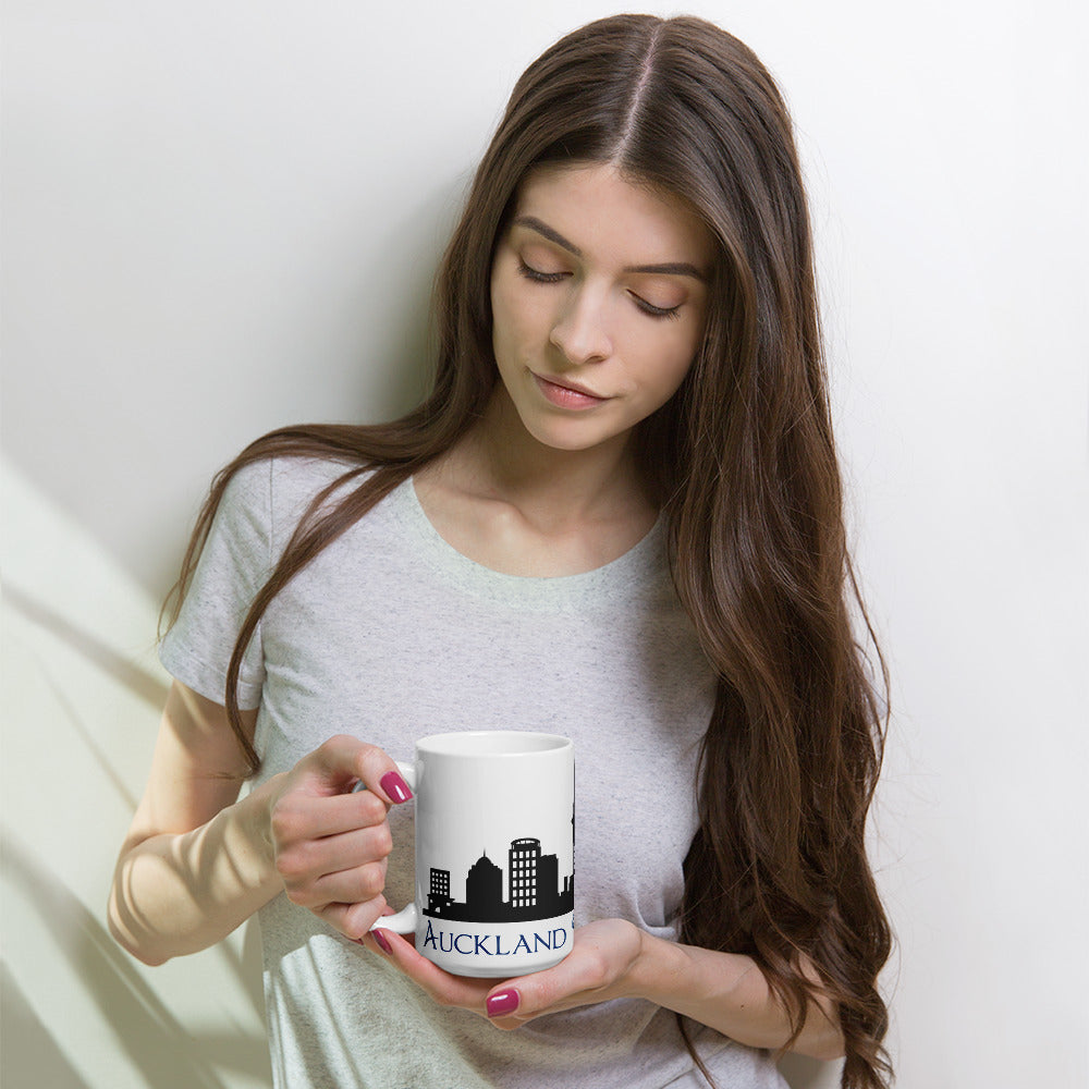 AUCKLAND New Zealand Skyline Coffee Mug